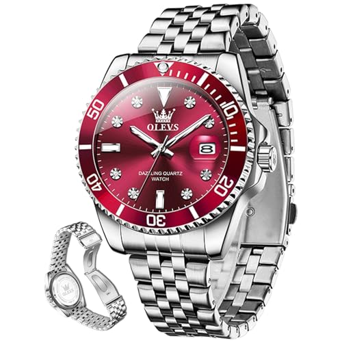 Luxury Stainless Steel Analog Quartz Dress Watch