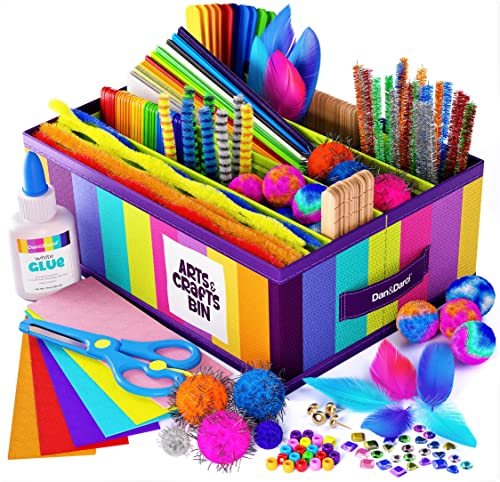 Dan&Darci Kids Arts and Crafts Supplies Kit Box