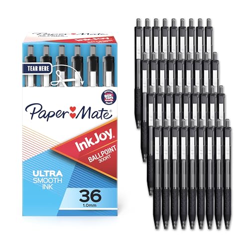 36 Count Paper Mate InkJoy Retractable Ballpoint Pens