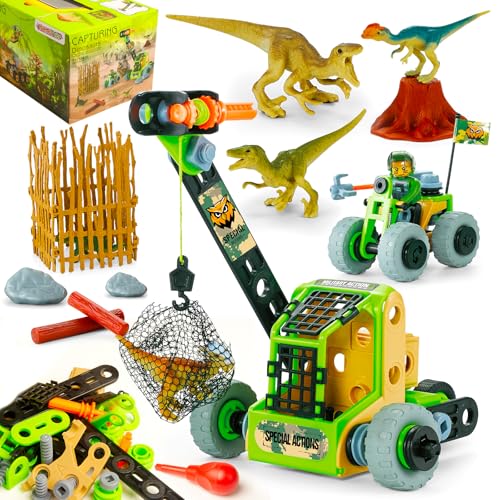 Dinosaur STEM Building Blocks Kit for Kids