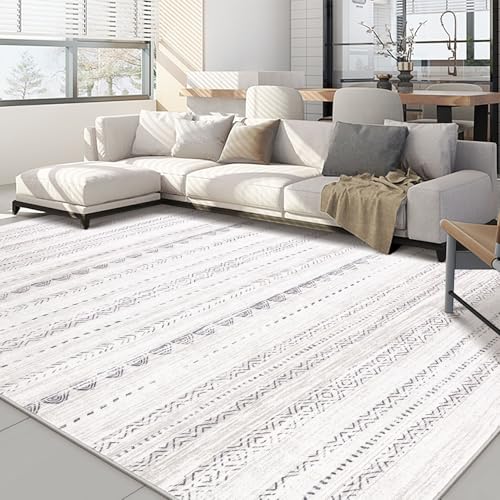 5x7 Washable Boho Farmhouse Area Rug