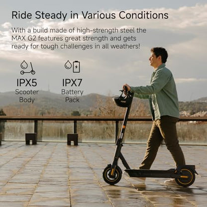 Segway MAX G2 Electric KickScooter, 22MPH