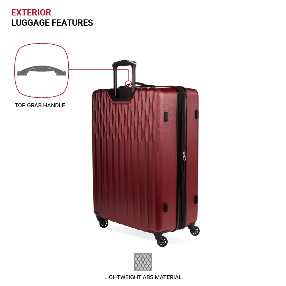 SwissGear Expandable Luggage with Spinner Wheels