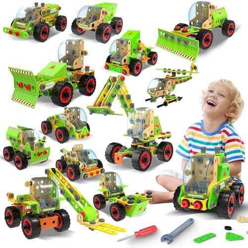 14 Model STEM Building Toy Set for Kids