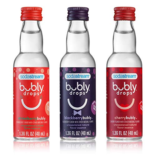 4 Fl Oz SodaStream Bubly Drops Berry Bliss Variety