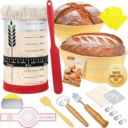 40oz Sourdough Starter Jar Bread Baking Kit