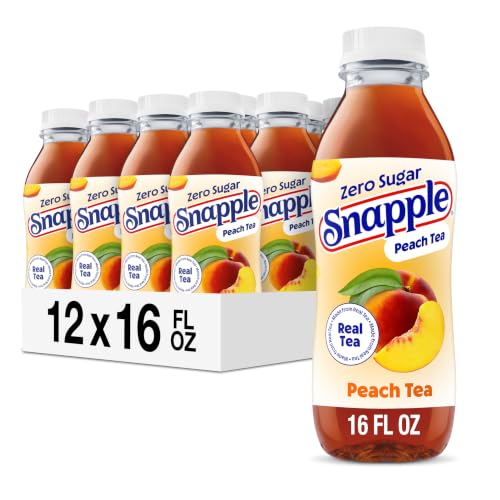 12 Pack Snapple Zero Sugar Peach Tea Bottles (OK)