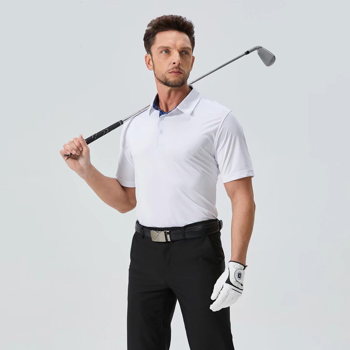 Men's Moisture Wicking Golf Polo Shirt