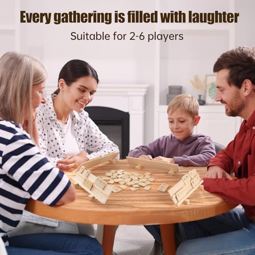 Rummy Cube Game for 2-6 Players with Racks