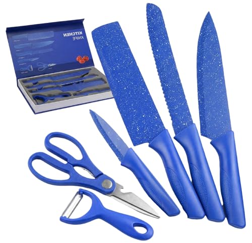 6 Piece Stainless Steel Kitchen Knife Set