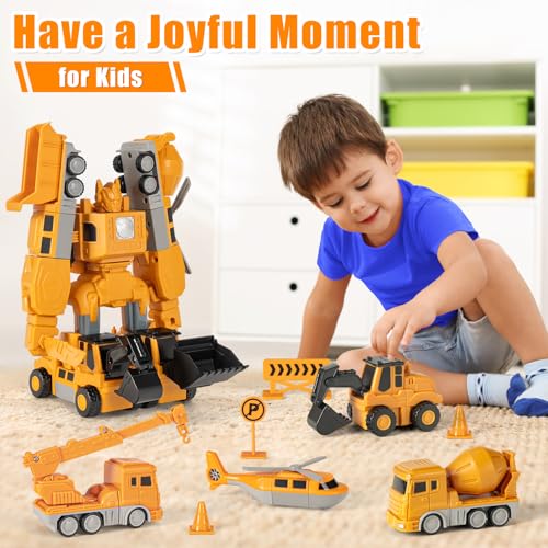 Magnetic Car Toy Set for Toddlers 3-9