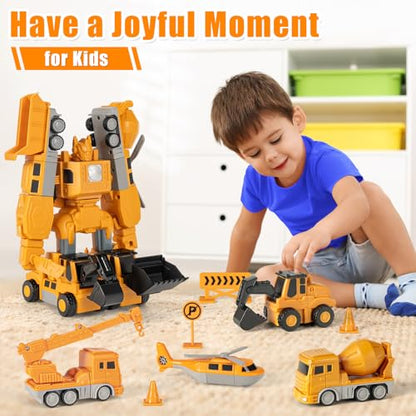 Magnetic Car Toy Set for Toddlers 3-9