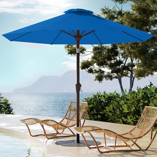 Patio Kingdom Auto-Tilt 9FT Patio Umbrella