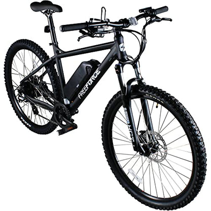 FREEFORCE Fairmount 20-in Electric Commuter Bike | Hybrid e-Bike for Adults, Thumb Throttle and Pedal Assist | for Urban City Commuting to Work or School | Matte Black