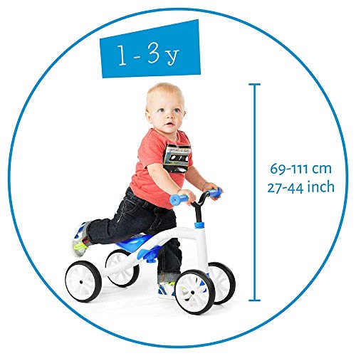 Chillafish Quadie 4-Wheel Ride-On for Ages 1-3