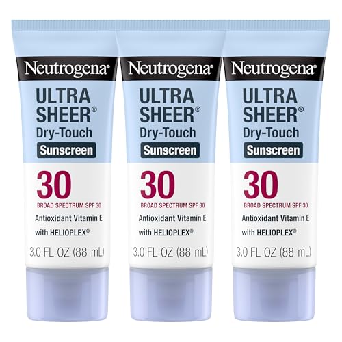 3 Pack Neutrogena Ultra Sheer SPF 30 Sunscreen
