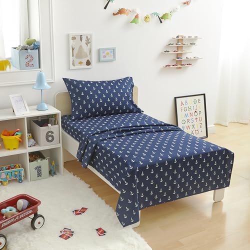 3 Piece Amazon Basics Toddler Microfiber Sheet Set