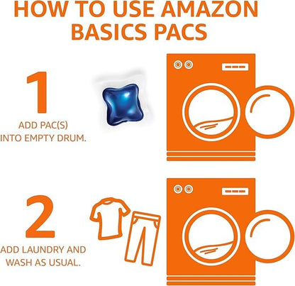 120 Pack Amazon Basics Laundry Detergent Pacs