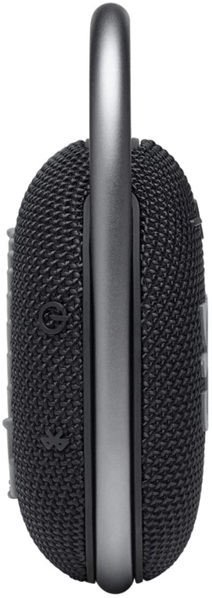 JBL Clip 4 Portable Bluetooth Wireless Speaker Bundle with divvi! Protective Hardshell Case - Black
