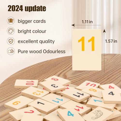 Rummy Cube Game for 2-6 Players with Racks