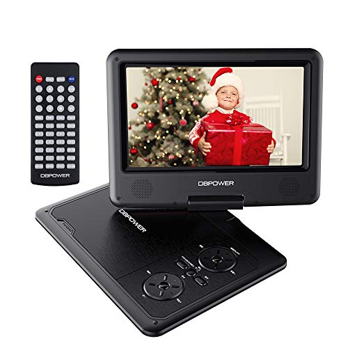 Portable DVD Player 9.5" Swivel Screen USB SD Rechargeable