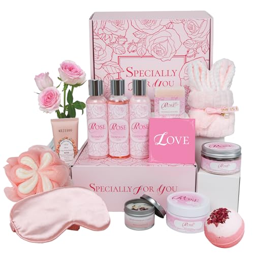 15 Piece Rose Spa Bath Gift Set