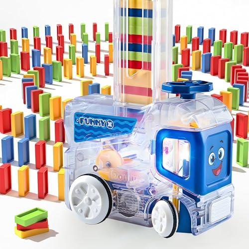 180 Piece Automatic Domino Train Set Montessori Toy