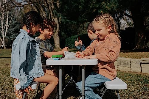 Stansport Compact Kids Picnic Table - White