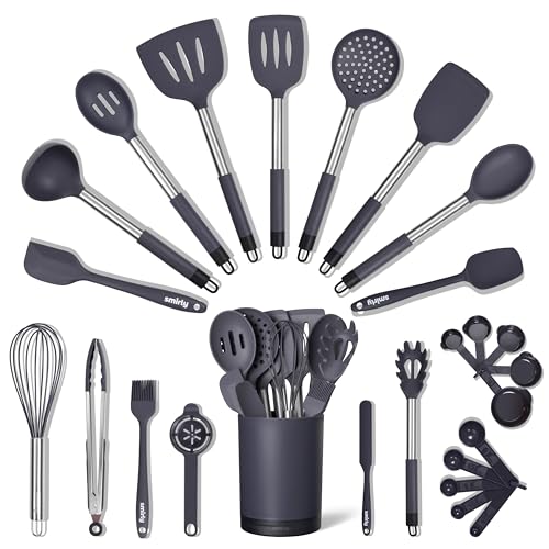 26 Piece Silicone Kitchen Utensil Set with Holder