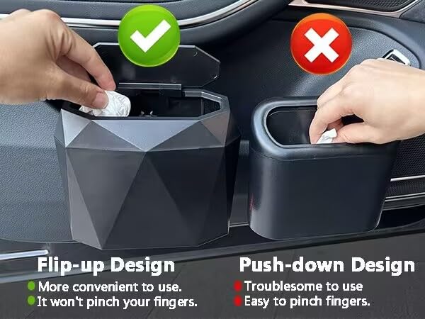 Mini Car Trash Can with 60 Bags