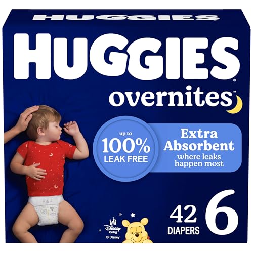 42 Count Huggies Overnites Overnight Diapers for Babies