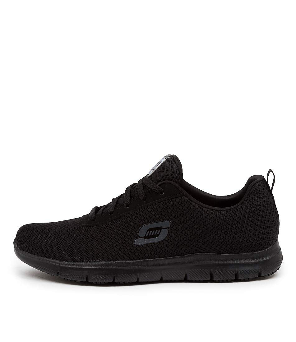 Skechers Women's Ghenter Bronaugh Work Shoe, Black, 10