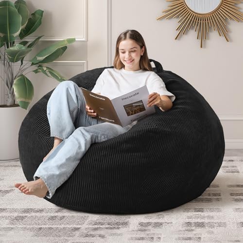 4FT Teardrop Bean Bag Chair with Filler