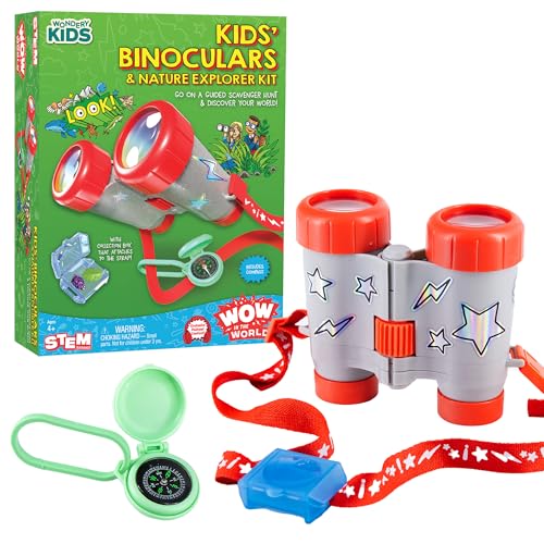 Wondery Kids Binoculars & Nature Explorer STEM Kit