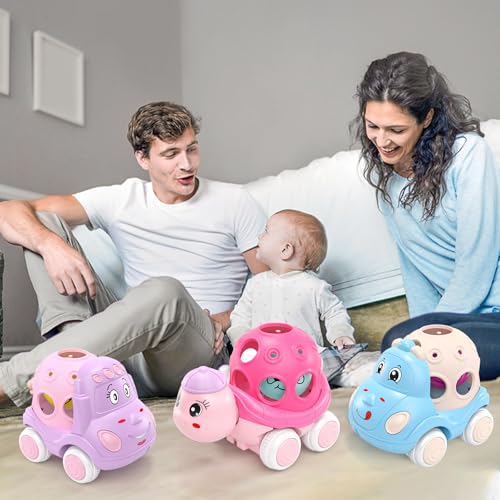 Push and Go Toy Cars for Toddlers 1-3