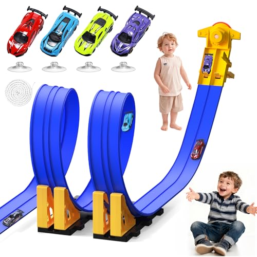 Flexible 16-Foot Race Track with Start Gate