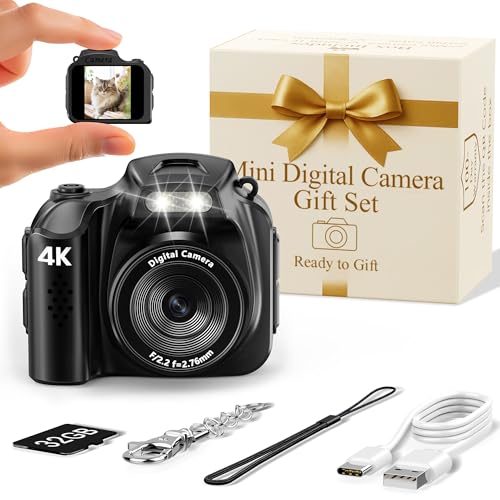4K Mini Keychain Camera with 32GB Card