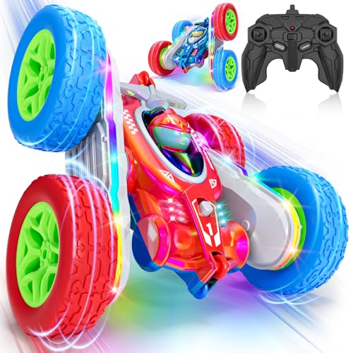 Remote Control Stunt Car with LED Lights