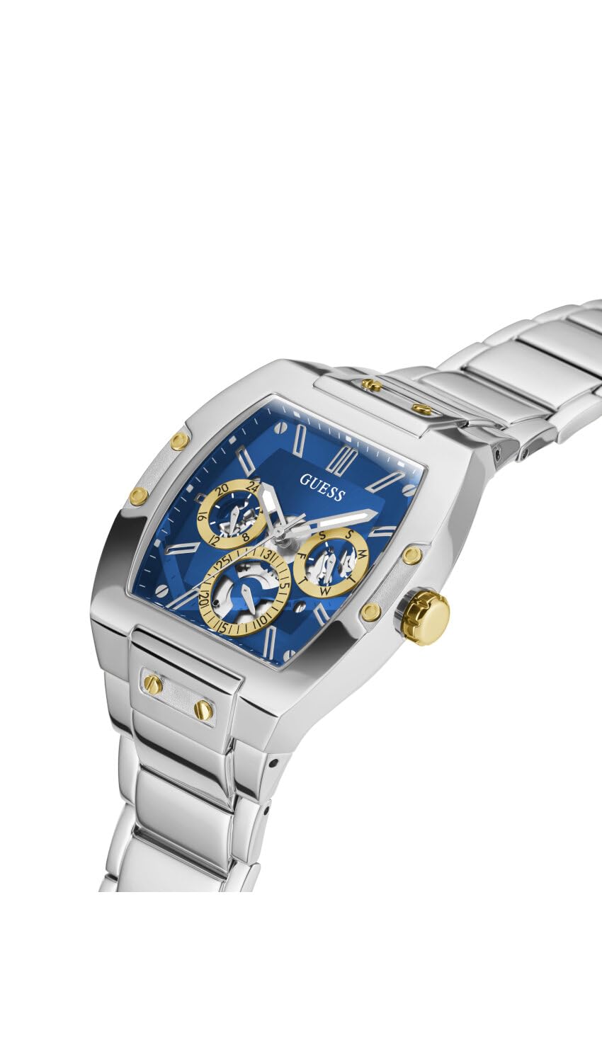 GUESS Men's 43mm Silver Bracelet Watch