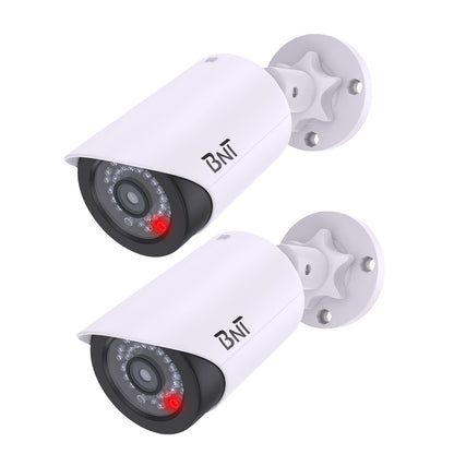 2 Pack Dummy Fake Security Cameras for Home