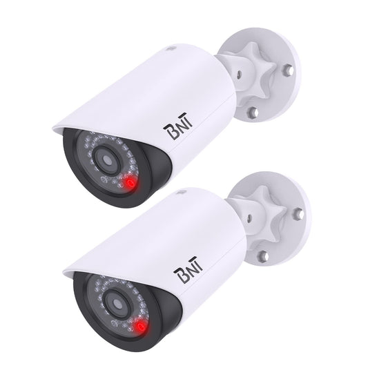 2 Pack Dummy Fake Security Cameras for Home