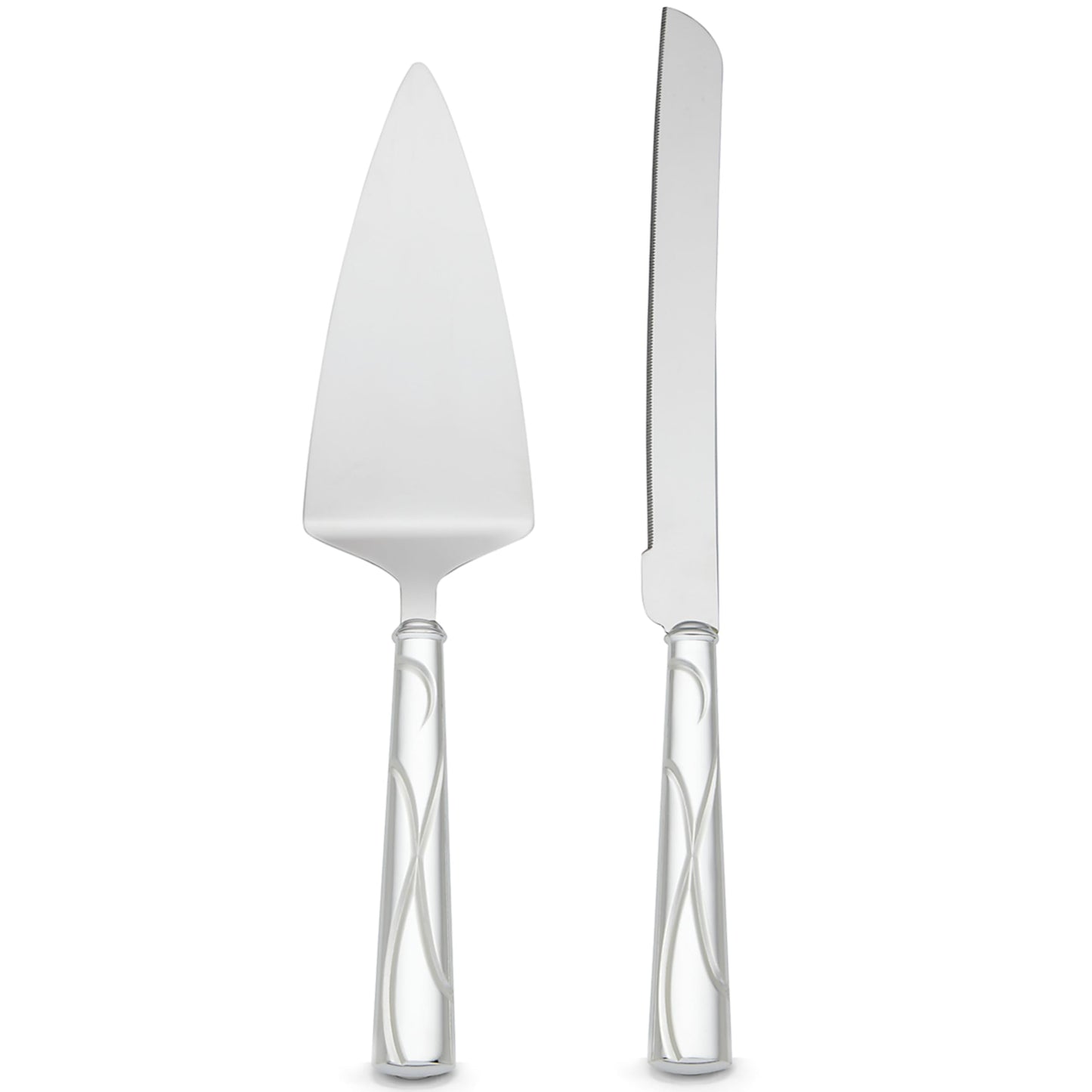 Lenox Silver Cake Knife and Server Set