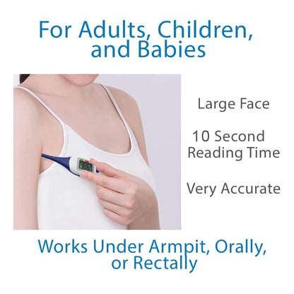 Apex Fast Read Digital Thermometer for Fever
