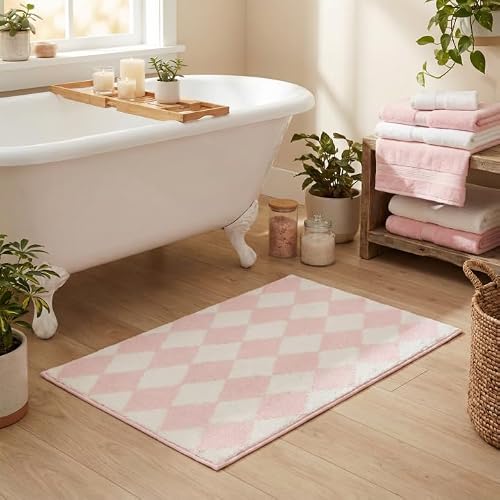 Plush Non-Slip Microfiber Bathroom Bath Mat