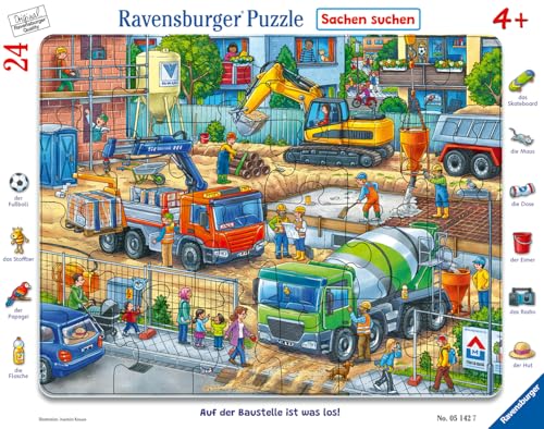 Ravensburger 24 Piece Construction Site Frame Puzzle