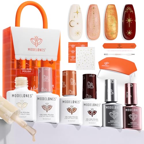 Gel Nail Polish Kit with UV Light, Manicure Set