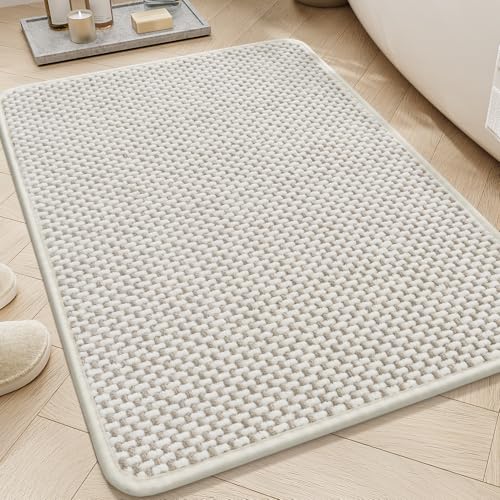 Super Absorbent Quick-Dry Non-Slip Chenille Bath Mat