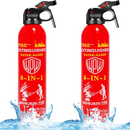 2 Pack 620ml 8-in-1 Home Fire Extinguishers
