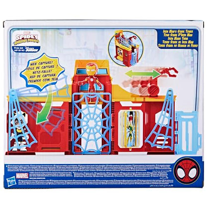 Hasbro Spidey Stark Tower Playset with Iron Man Figure