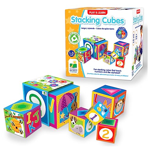 The Learning Journey Stacking Cubes STEM Toddler Toy